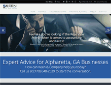 Tablet Screenshot of keencompany.net